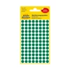 Kép 2/2 - 8*8 mm-es Avery Zweckform öntapadó íves etikett címke, zöld színű (4 ív/doboz), normál ragasztóval