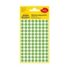 Kép 2/2 - 8*8 mm-es Avery Zweckform öntapadó íves etikett címke, neon zöld színű (4 ív/doboz), normál ragasztóval