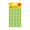 Kép 2/2 - 8*8 mm-es Avery Zweckform öntapadó íves etikett címke, zöld színű (4 ív/doboz), visszaszedhető ragasztóval
