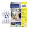 Kép 1/2 - Avery Zweckform LR3657-10 íves etikett címke