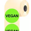 Kép 2/2 - Vegan ételallergén etikett címke