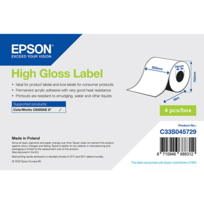 Epson etikett címke C33S045730
