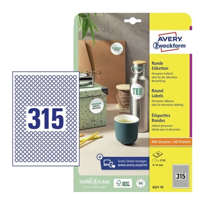 Avery Zweckform 6221-10 íves etikett címke