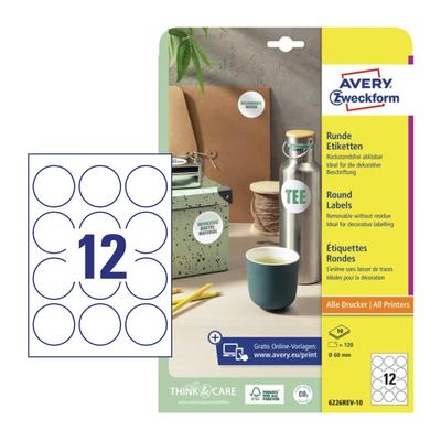 Avery Zweckform 6226REV-10 íves etikett címke