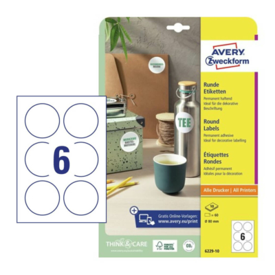 Avery Zweckform 6229REV-10 íves etikett címke
