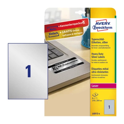 Avery Zweckform L6013-8 íves etikett címke Avery Zweckform L6013-8 íves etikett címke