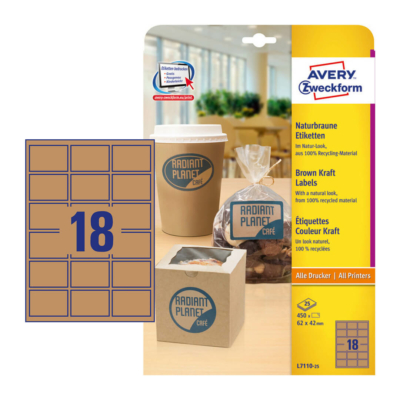 Avery Zweckform L7110-25 íves etikett címke