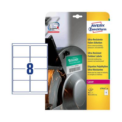 Avery Zweckform öntapadó íves etikett címke L7914-10