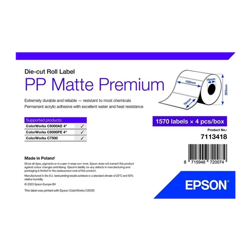 Epson etikett címke 7113418