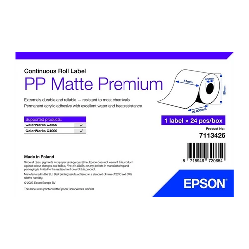 Epson etikett címke 7113426