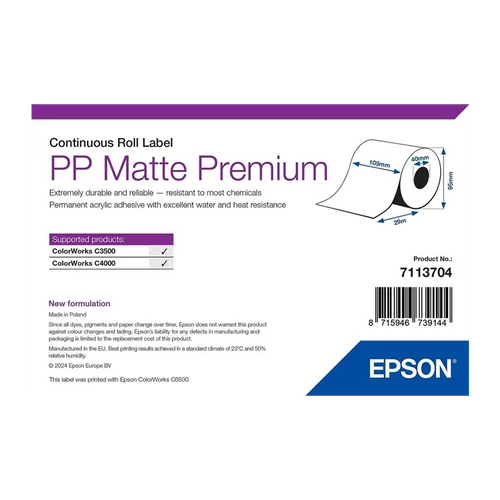 Epson etikett címke 7113704