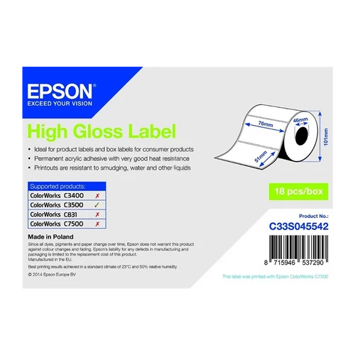 Epson etikett címke 7113756