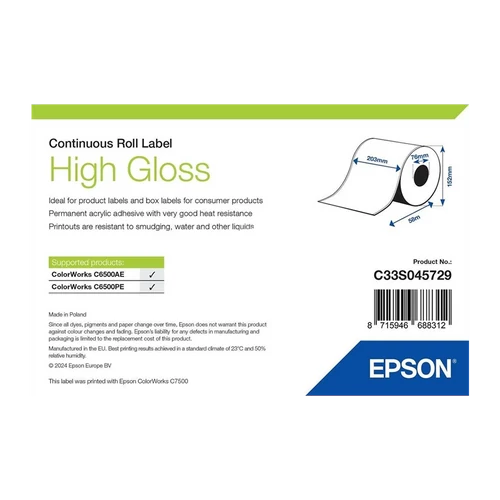 Epson etikett címke 7113764