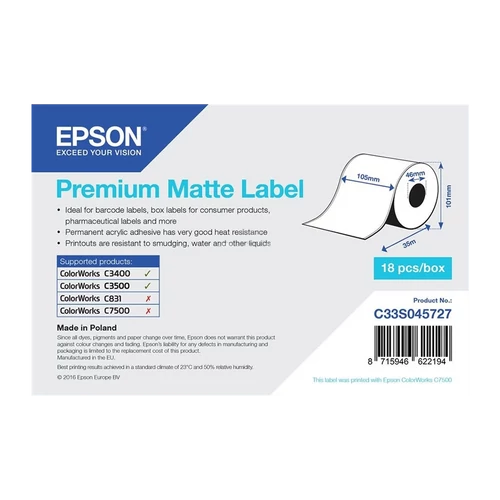 Epson etikett címke C33S045727