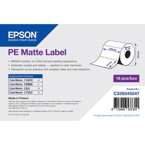Epson etikett címke C33S045547