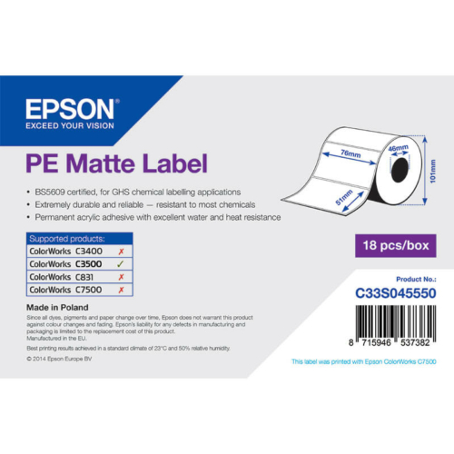 Epson etikett címke C33S045550