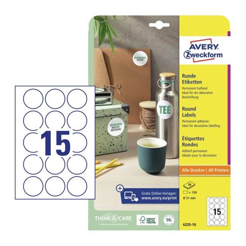 Avery Zweckform 6225REV-10 íves etikett címke
