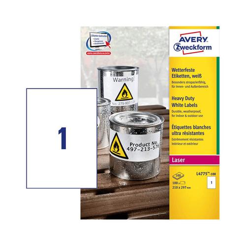 Avery Zweckform öntapadó íves etikett címke L4775-100