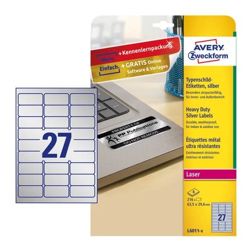 Avery Zweckform L6011-8 íves etikett címke