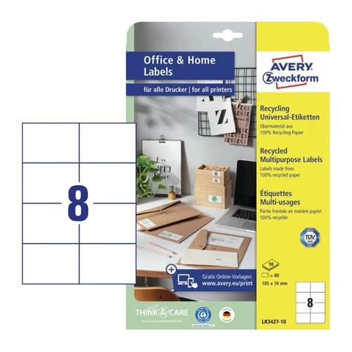 Avery Zweckform LR3427-10 íves etikett címke