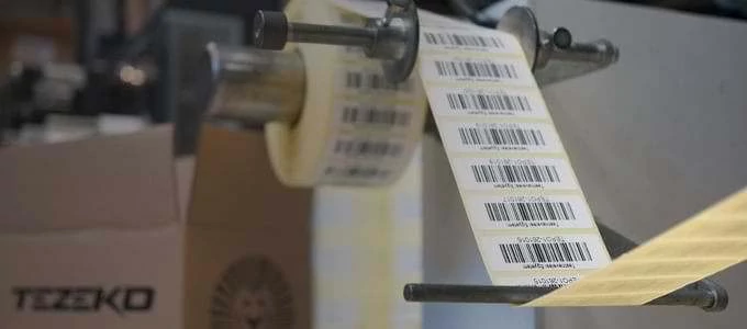 Tekercses etikett címke Tekercses etikett címke